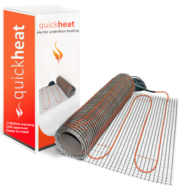 Quickheat 150w and 200w mat image Electric Underfloor Heating Supplies